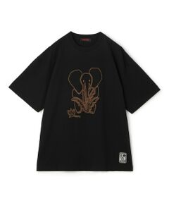 CABaN ドライスビンコットン ELEPHANTエンブロイダリー Tシャツ