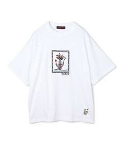 CABaN スビンコットン アフリカンエンブロイダリーＴシャツ