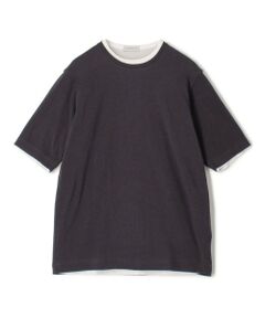 ストレッチ天竺 レイヤードTシャツ