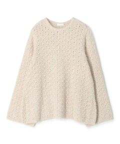 Cashmere Collection フレアスリーブプルオーバー