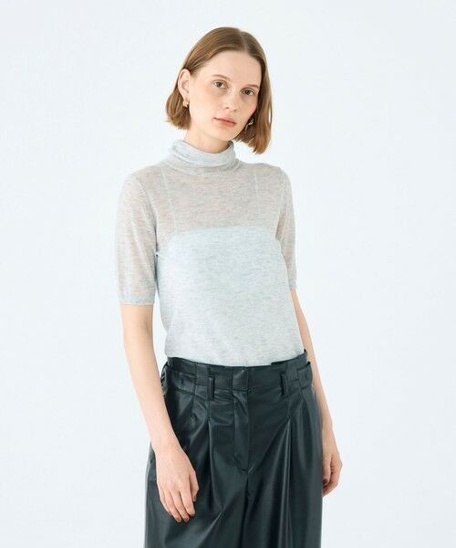 TOMORROWLAND / トゥモローランド ニット・セーター | ミニスパンコール ハーフスリーブプルオーバー | 詳細12