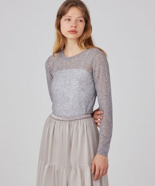 TOMORROWLAND / トゥモローランド ニット・セーター | ミニスパンコール クルーネックプルオーバー | 詳細11