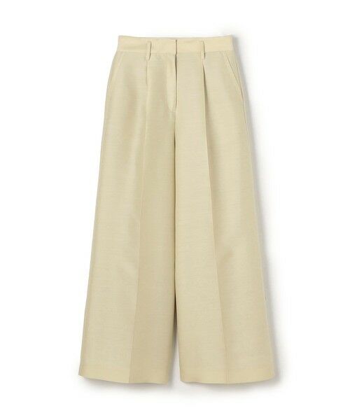 TOMORROWLAND / トゥモローランド スラックス・ドレスパンツ | Diana 1タックワイドパンツ(43 ベージュ)