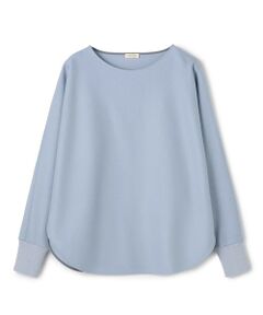 【一部WEB先行予約】ニットコンビネーション ボートネックプルオーバー