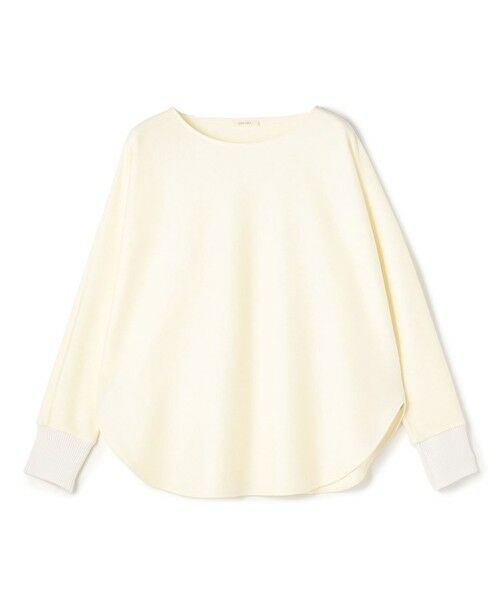 TOMORROWLAND / トゥモローランド カットソー(半袖以外) | ニットコンビネーション ボートネックプルオーバー(11 ホワイト)