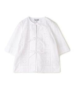 GANNI Broderie Anglaise ブラウス