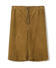 TOMORROWLAND / トゥモローランド ショート・ハーフ・半端丈パンツ | ゴートスエード ハーフパンツ