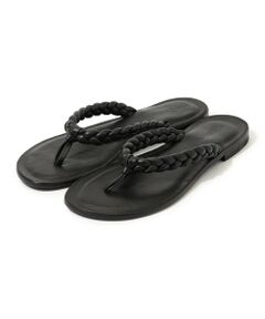 TOMORROWLAND / トゥモローランド パンプス | レザー トングサンダル