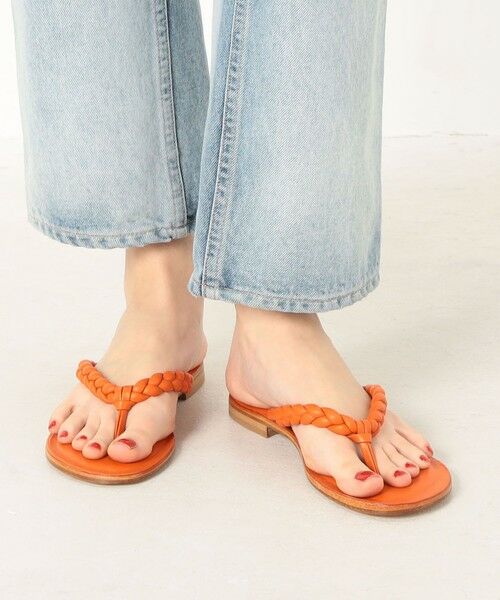 TOMORROWLAND / トゥモローランド パンプス | レザー トングサンダル | 詳細7