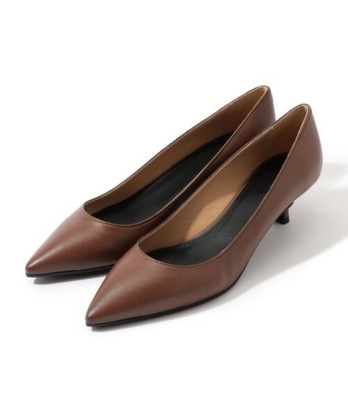TOMORROWLAND / トゥモローランド パンプス | レザーパンプス（45 キャメル）