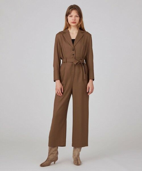 TOMORROWLAND / トゥモローランド サロペット・オールインワン | ライトカルぜ テーラードオールインワン | 詳細12