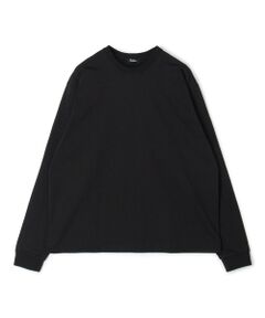 コットンクルーネック ロングスリーブTシャツ