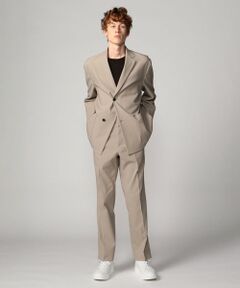 TOMORROWLAND / トゥモローランド スラックス・ドレスパンツ | ポリエステルダブルクロス ストレートスラックス