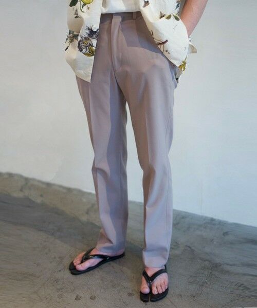 TOMORROWLAND / トゥモローランド スラックス・ドレスパンツ | ポリエステルダブルクロス ストレートスラックス | 詳細13