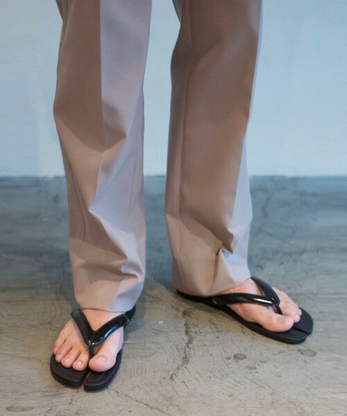 TOMORROWLAND / トゥモローランド スラックス・ドレスパンツ | ポリエステルダブルクロス ストレートスラックス | 詳細14