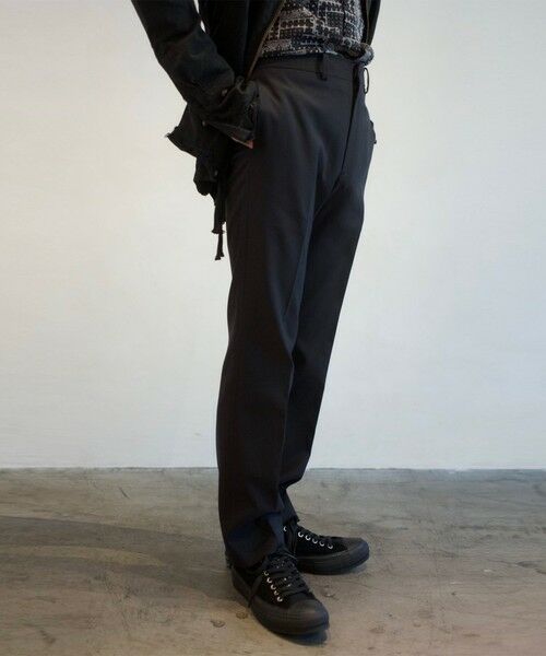 TOMORROWLAND / トゥモローランド スラックス・ドレスパンツ | ポリエステルダブルクロス ストレートスラックス | 詳細17