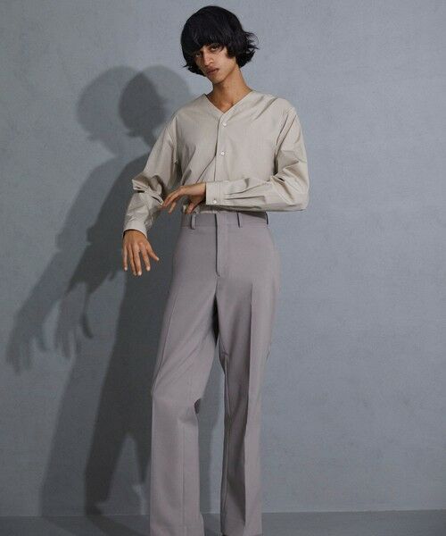 TOMORROWLAND / トゥモローランド スラックス・ドレスパンツ | ポリエステルダブルクロス ストレートスラックス | 詳細21