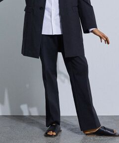 TOMORROWLAND / トゥモローランド スラックス・ドレスパンツ | コットンポリエステルウェザークロス スリムスラックス