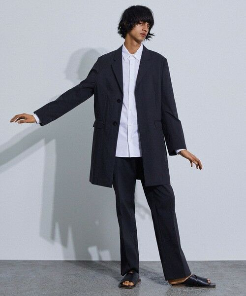 TOMORROWLAND / トゥモローランド スラックス・ドレスパンツ | コットンポリエステルウェザークロス スリムスラックス | 詳細3