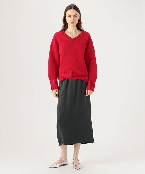 TOMORROWLAND / トゥモローランド ニット・セーター | ラムカシミヤ Vネックプルオーバー | 詳細14