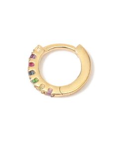 Otiumberg. Small Rainbow Huggie ピアス