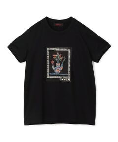 CABaN スビンコットン アフリカンエンブロイダリーＴシャツ