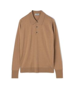 JOHN SMEDLEY 30G EASY FIT ウール ニットポロシャツ DORSET