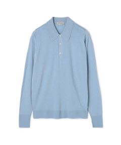 JOHN SMEDLEY 30G EASY FIT ウール ニットポロシャツ DORSET