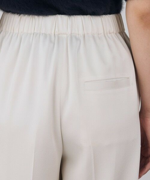 TOMORROWLAND / トゥモローランド スラックス・ドレスパンツ | サテンジョーゼット タックワイドパンツ | 詳細14
