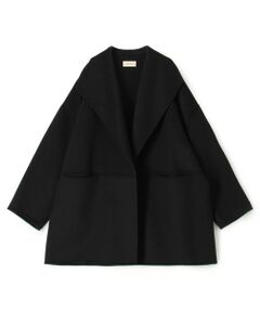 TOMORROWLAND / トゥモローランド その他アウター | ダブルフェイスメルトンビーバー ウィングカラーコート