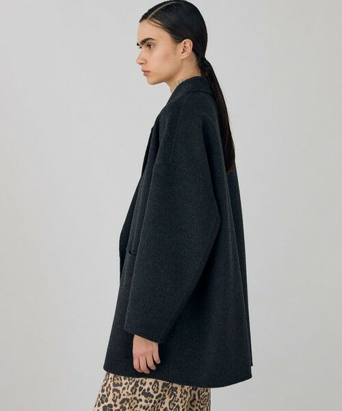 TOMORROWLAND / トゥモローランド その他アウター | ダブルフェイスメルトンビーバー ウィングカラーコート | 詳細13