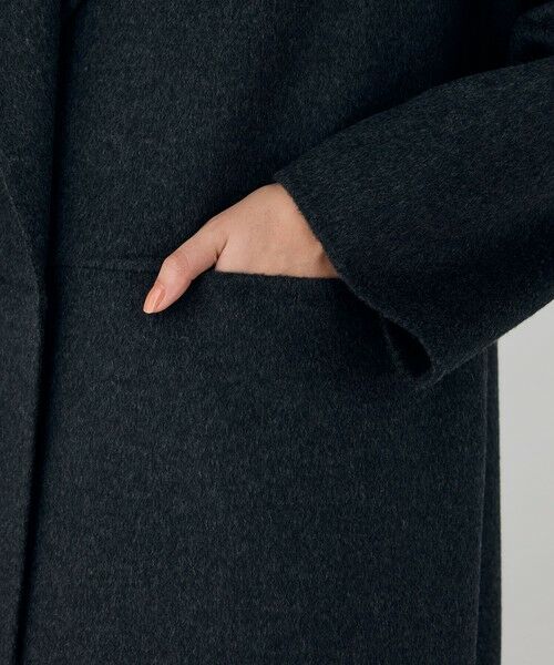 TOMORROWLAND / トゥモローランド その他アウター | ダブルフェイスメルトンビーバー ウィングカラーコート | 詳細19