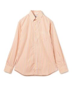 INDIVIDUALIZED SHIRTS  SUBWAY STRIPE コットン B.D.シャツ