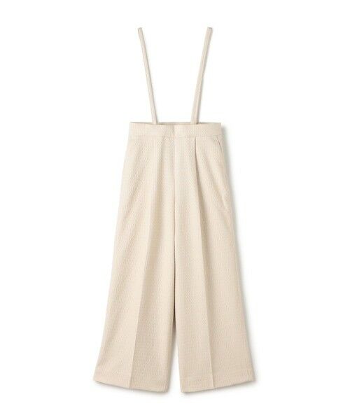 TOMORROWLAND / トゥモローランド その他パンツ | 【一部WEB先行予約】ライトファンシーツイード サスペンダーワイドパンツ(41 ライトベージュ)