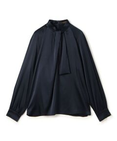 TOMORROWLAND / トゥモローランド シャツ・ブラウス（半袖以外） | ウォッシャブルサテン フロントタイブラウス