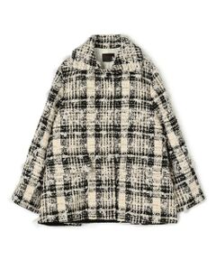 【最終値下げ】tomorrowland トゥモローランド　のチェックコート TOMORROWLAND （トゥモローランド）の「スラブチェック