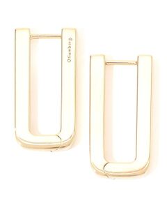 Otiumberg. Chanky Rectangle Hoop ピアス