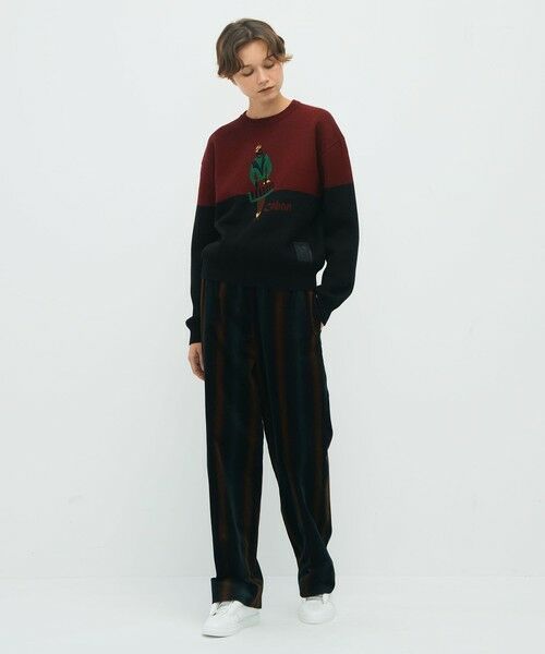 TOMORROWLAND / トゥモローランド ニット・セーター | CABaN コットンカシミヤジャカード JAZZ VIBRAPHONE クルーネックプルオーバー | 詳細10