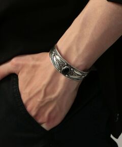 TOMORROWLAND / トゥモローランド ブレスレット・バングル | 【別注】Adawat'n Tuareg×TOMORROWLAND オニキス シルバーバングル