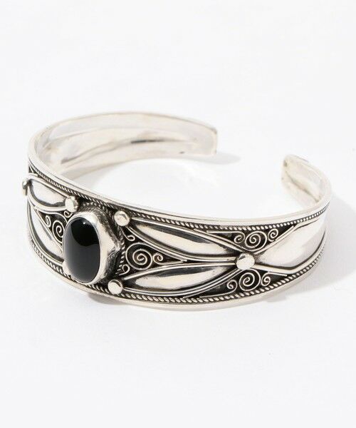 TOMORROWLAND / トゥモローランド ブレスレット・バングル | 【別注】Adawat'n Tuareg×TOMORROWLAND オニキス シルバーバングル | 詳細1