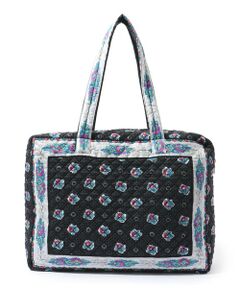 TOMORROWLAND / トゥモローランド ショルダーバッグ | ポリエステルプリントキルト ラージショルダーバッグ