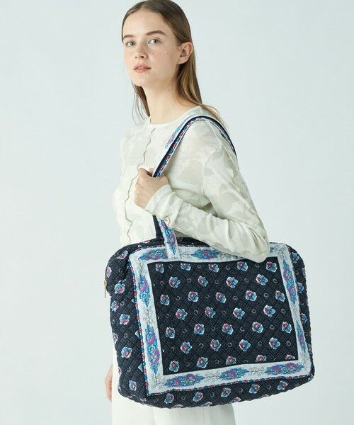 TOMORROWLAND / トゥモローランド ショルダーバッグ | ポリエステルプリントキルト ラージショルダーバッグ | 詳細1