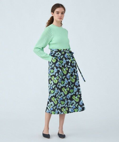 TOMORROWLAND / トゥモローランド ニット・セーター | レーヨンストレッチ クルーネックプルオーバー | 詳細1