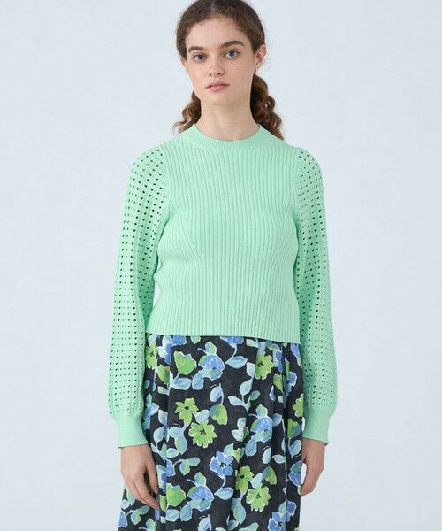 TOMORROWLAND / トゥモローランド ニット・セーター | レーヨンストレッチ クルーネックプルオーバー | 詳細2