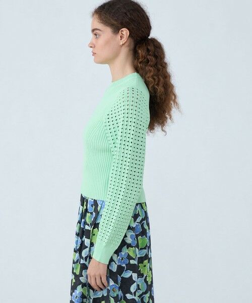 TOMORROWLAND / トゥモローランド ニット・セーター | レーヨンストレッチ クルーネックプルオーバー | 詳細3