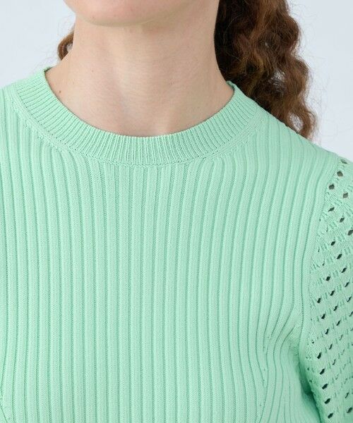 TOMORROWLAND / トゥモローランド ニット・セーター | レーヨンストレッチ クルーネックプルオーバー | 詳細5