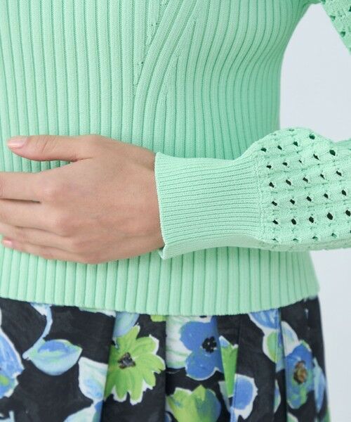 TOMORROWLAND / トゥモローランド ニット・セーター | レーヨンストレッチ クルーネックプルオーバー | 詳細6