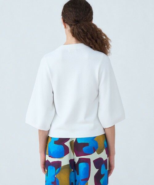 TOMORROWLAND / トゥモローランド ニット・セーター | レーヨンストレッチ ワイドスリーブプルオーバー | 詳細4