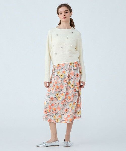 セール】 ビジューブークレー クルーネックプルオーバー