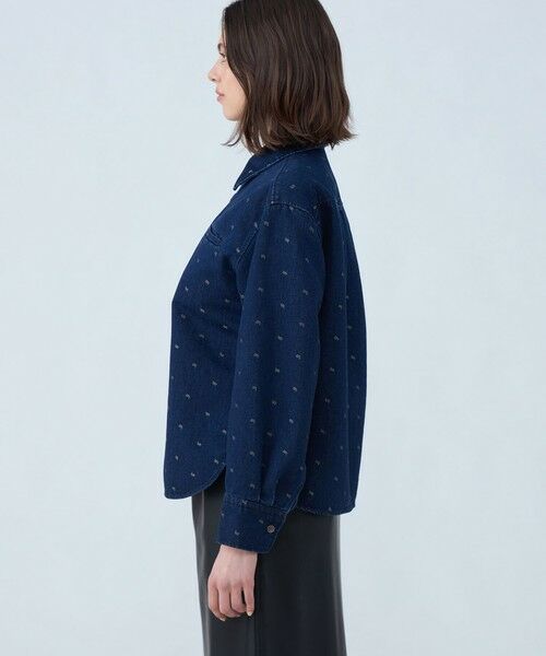 TOMORROWLAND / トゥモローランド シャツ・ブラウス（半袖以外） | デニムスパークジャカード レギュラーシャツ | 詳細3